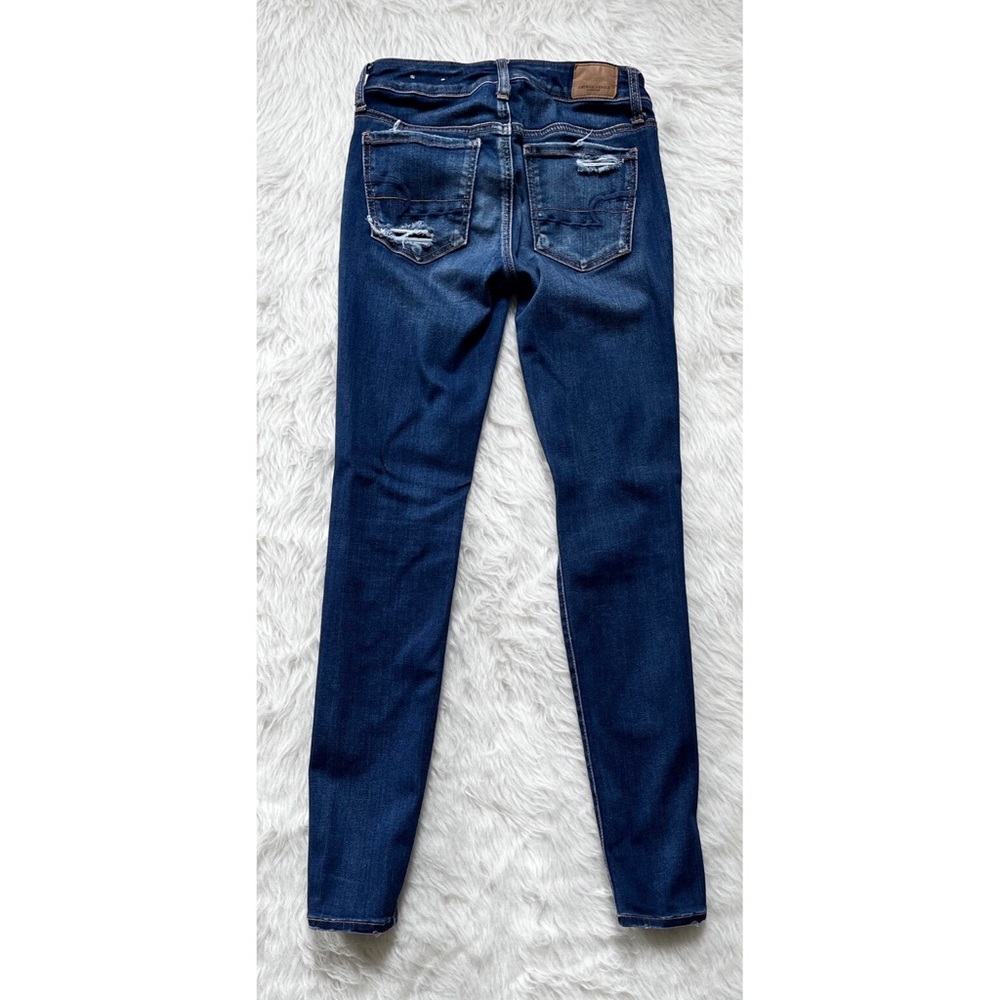 American Eagle Super Stretch X Jeans Sz 0 - Picture 4 of 8